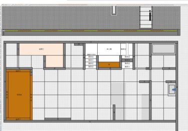 間取図から建築模型（住宅模型）を作ってみた_その①